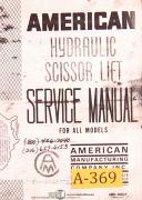 American Scissor Lift, All Model Torklifts, Service Manual 1977